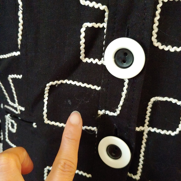 ❤️SOLD❤️   Josephine Chaus Atomic Embroidered Blazer - Picture 6 of 7